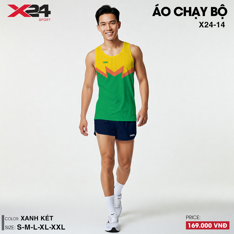 Áo chạy bộ màu xanh két họa tiết sấm chớp dành cho nhóm chuyên nghiệp