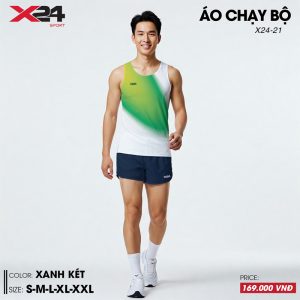 Áo chạy bộ nam trắng phối xanh két – Phong cách năng động, thể thao