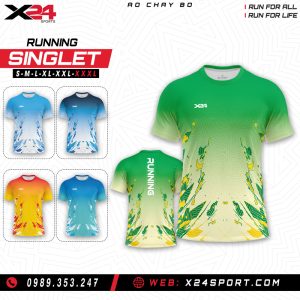 Áo chạy bộ phong cách năng động – Màu đỏ cam nổi bật