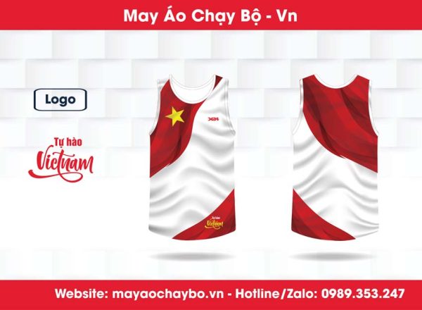 Áo Chạy Bộ Tự Hào Việt Nam – Đỏ Trắng Vàng Rực Rỡ