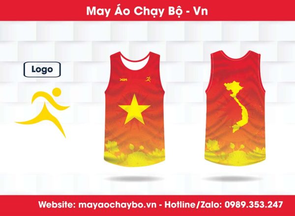 Áo chạy bộ cờ đỏ sao vàng – Tự hào Việt Nam