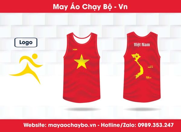 Áo chạy bộ đỏ tự hào Việt Nam – Năng lượng & tinh thần dân tộc