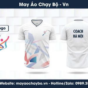 Áo Chạy Bộ Trắng Thiết Kế Riêng – Năng Động & Thoáng Mát