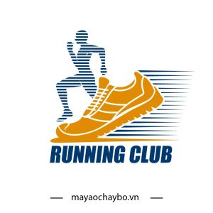 Logo Running Club - Cam Sáng Năng Động