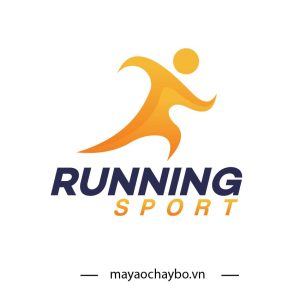 Logo Đội Chạy Hiện Đại - Cam Vàng Năng Động