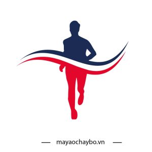 Logo Đội Chạy Mạnh Mẽ – Tông Đỏ Năng Động