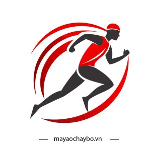 Logo Đội Chạy Marathon – Thiết Kế Màu Đỏ Năng Động, Cá Tính