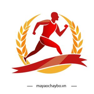 Logo Đội Chạy Việt Nam – Năng lượng sắc Đỏ Cam đầy đam mê