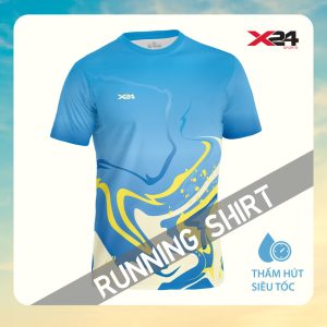 Áo Chạy Bộ Team Event Xanh Dương Năng Động